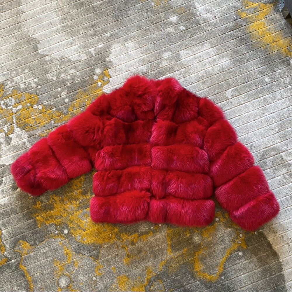 Rabbit fur jacket